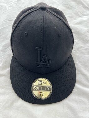 Men's New Era Black Los Angeles Dodgers Low Profile 59FIFTY Fitted Hat